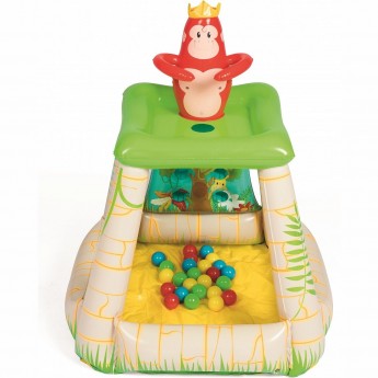 Игровой центр BESTWAY 52266 ДЖКНГЛИ 89х86х107см с мячами (25шт), от 2 лет Игровой центр BESTWAY 52266 ДЖКНГЛИ 89х86х107см с мячами (25шт), от 2 лет