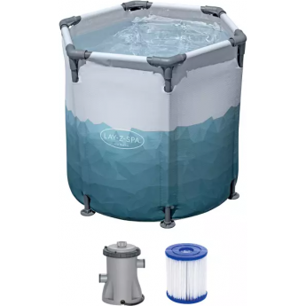 Ледяная купель BESTWAY 6002K BW "GLACIAL DIP ICE BATH POD" 90х80см, 253л, фильтр-насос 1249л/ч, тент Ледяная купель BESTWAY 6002K BW "GLACIAL DIP ICE BATH POD" 90х80см, 253л, фильтр-насос 1249л/ч, тент