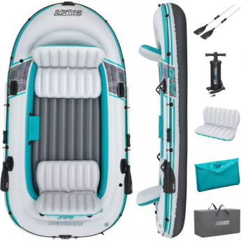 Надувная лодка BESTWAY ADVENTURE ELITE X4 RAFT SET 315х165 см (до 500 кг) Надувная лодка BESTWAY ADVENTURE ELITE X4 RAFT SET 315х165 см (до 500 кг)