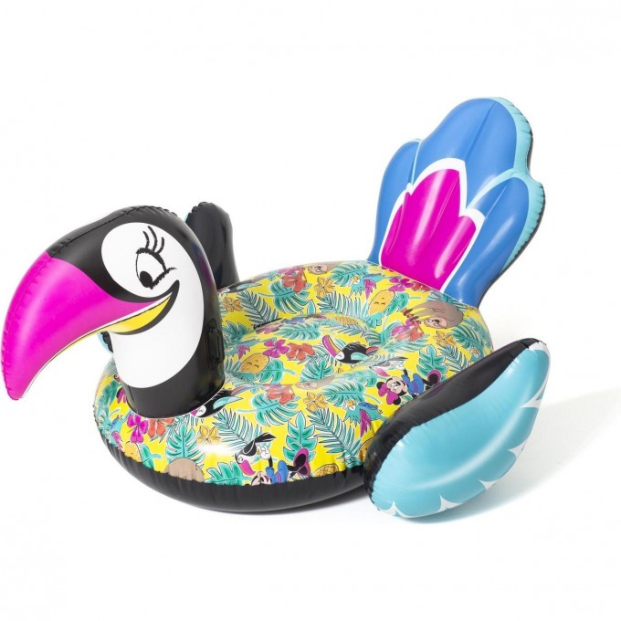 Надувной матрас-плот для плавания BESTWAY ТУКАН 207х150 см с ручками, до 90 кг, от 12 лет 91082 BW