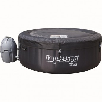 СПА-бассейн BESTWAY MIAMI AIRJET 132х180х66 см, 669 л, круглый, аэромассаж СПА-бассейн BESTWAY MIAMI AIRJET 132х180х66 см, 669 л, круглый, аэромассаж